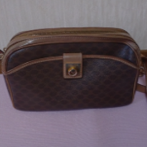 オールドセリーヌ ダブルジッパーショルダーバッグ