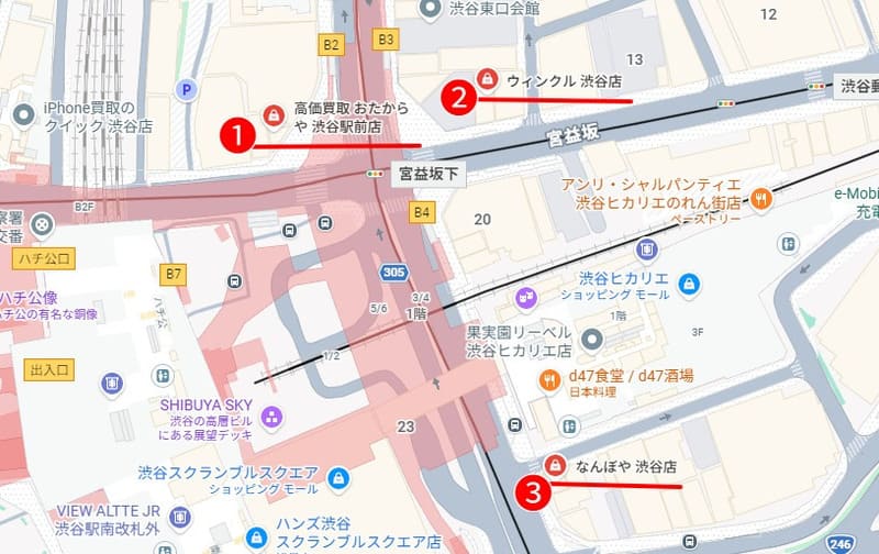 渋谷ヒカリエ周辺
