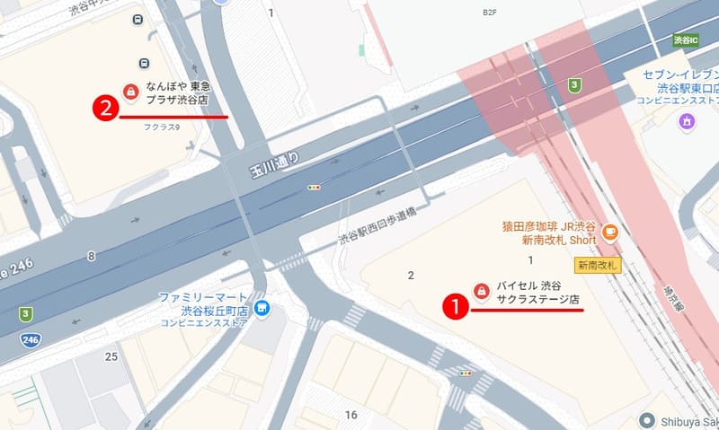 新南改札周辺
