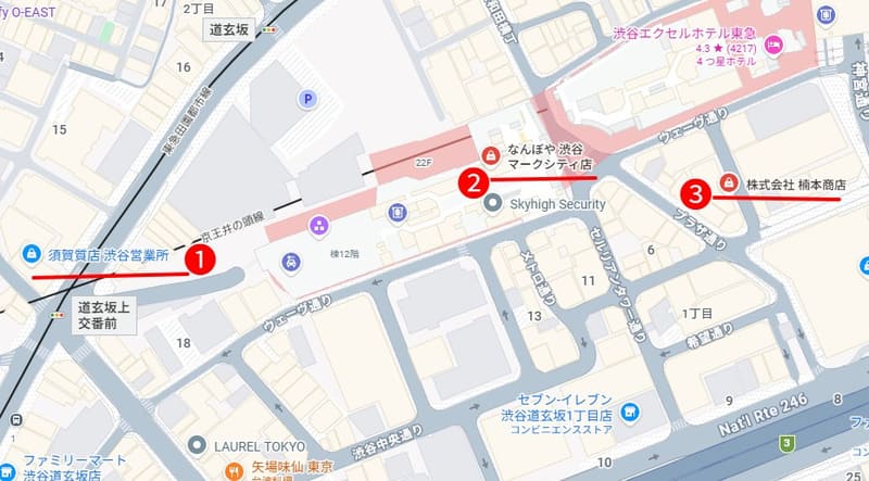 井の頭線西口周辺