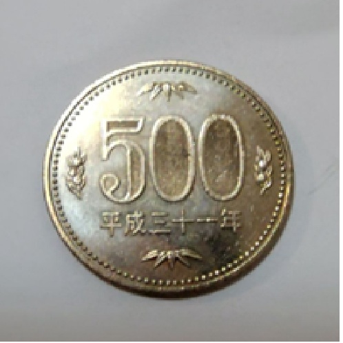 平成31年の500円玉"