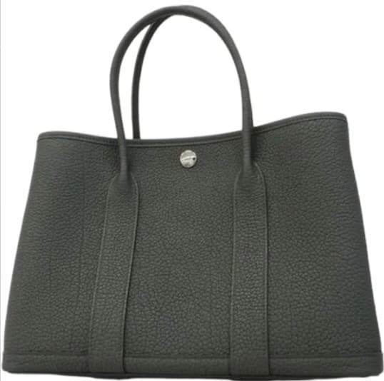 エルメス ガーデンパーティTPM ハンドバッグ レザー K刻印 シルバー金具