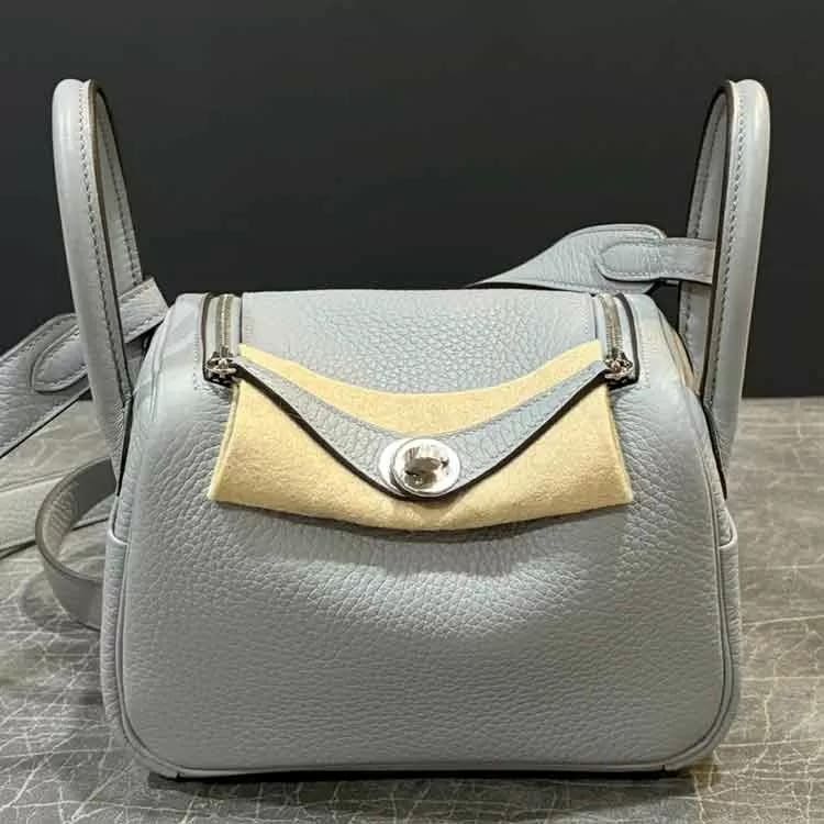 エルメス リンディミニ グリパンタン トリヨンクレマンス シルバー金具 G刻印