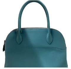 HERMES エルメス ボリード27 バッグ ヴォースイフト ブルーパオン