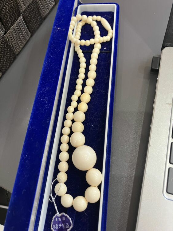 象牙 ネックレス