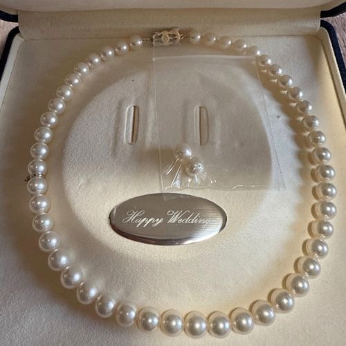 ミキモト　アコヤ貝　パールネックレス