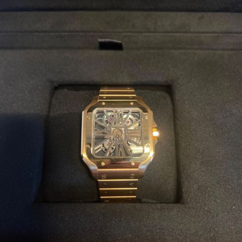 カルティエ サントス WHSA0016　ピンクゴールド