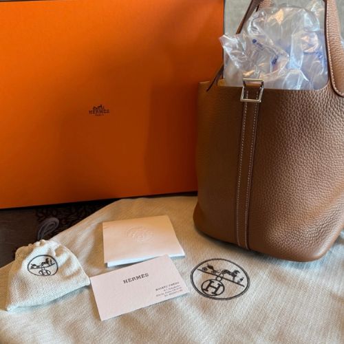 エルメス ピコタンロックMM ゴールド (シルバー金具)