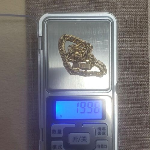 金18K喜平6面ブレスレット