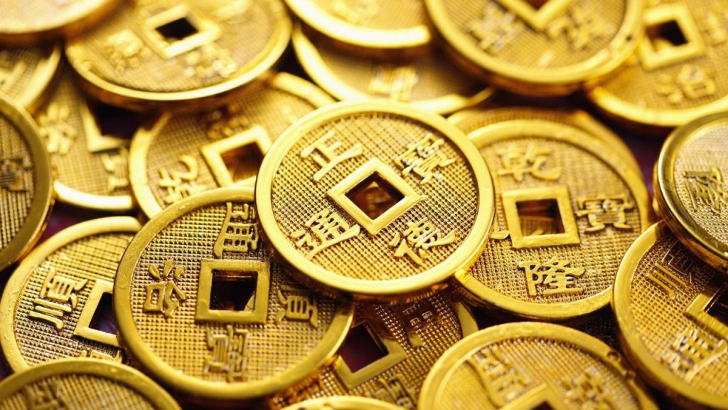 大量の貨幣