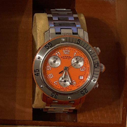 エルメス　クリッパー　ダイバー　クロノグラフ