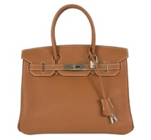 エルメス バーキン30 ハンドバッグ レザー □H刻印 シルバー金具