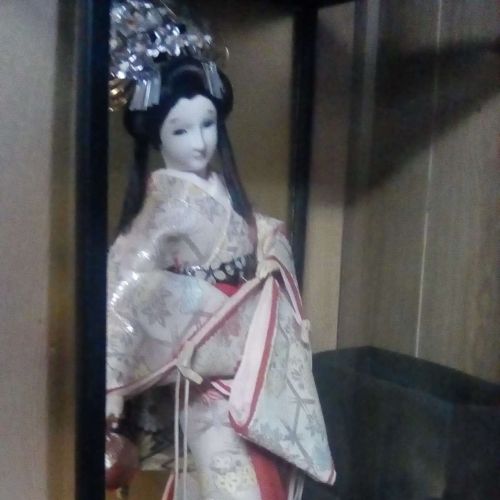 日本人形女性着物