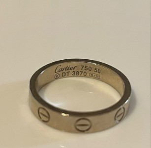 CARTIER ラブリング　WG