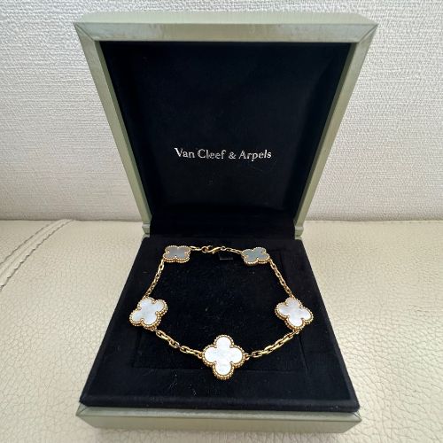 ヴァンクリーフ＆アーペル ヴィンテージアルハンブラ 5モチーフ ブレスレット