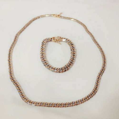 田中貴金属k18pt850コンビネックレス&ブレスレット