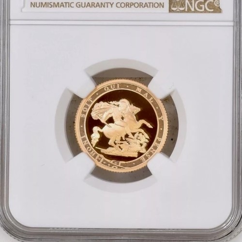 2017イギリス金貨ピストルッチ1ソブリン　NGC　PF70ウルトラカメオ