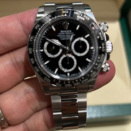 デイトナ 黒文字盤