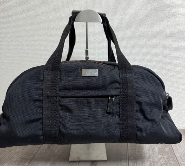 グッチ 小型ボストンバッグ　シェリーラインジッパー