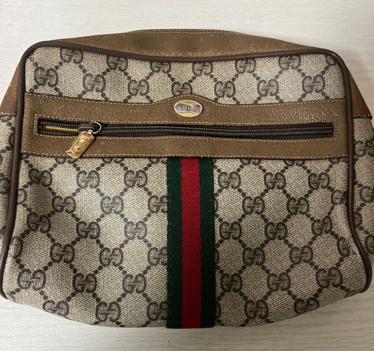 GUCCI シェリーライン　ショルダーバッグ　インターロッキング