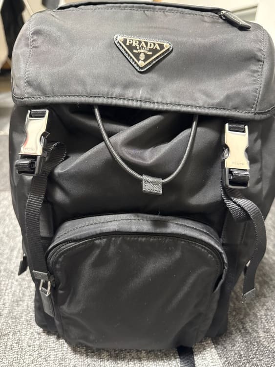 Re-Nylon xサフィアーノレザー バックパック