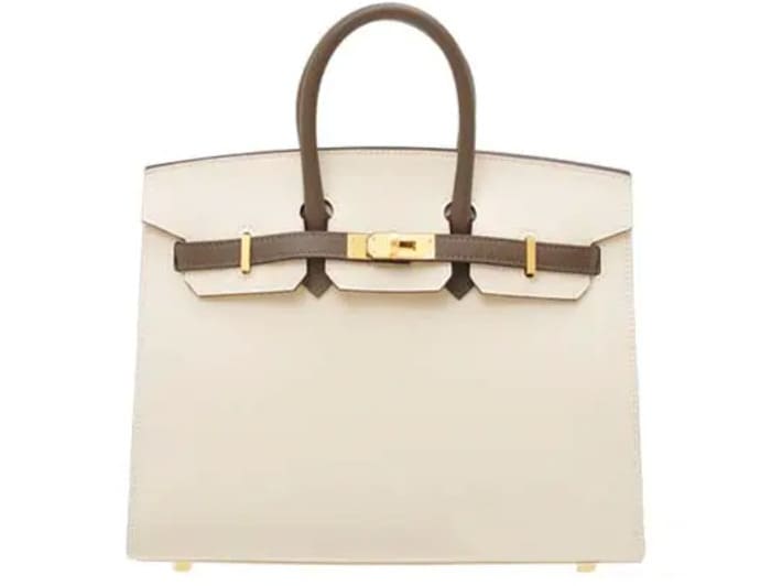 バーキン（Birkin）セリエ25 クレ／エトゥープ ゴールド金具