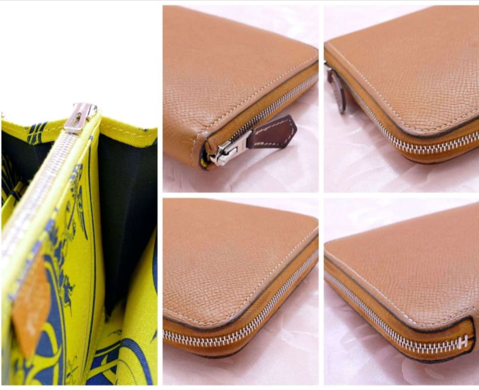 エルメス アザップロング シルクイン X刻印 エプソン 長財布