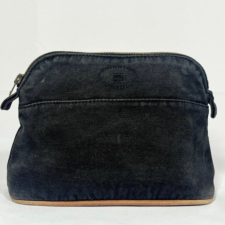 美品 HERMES　エルメス　ボリードポーチ20　ブラック