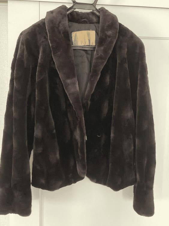 セリーヌ　毛皮コート