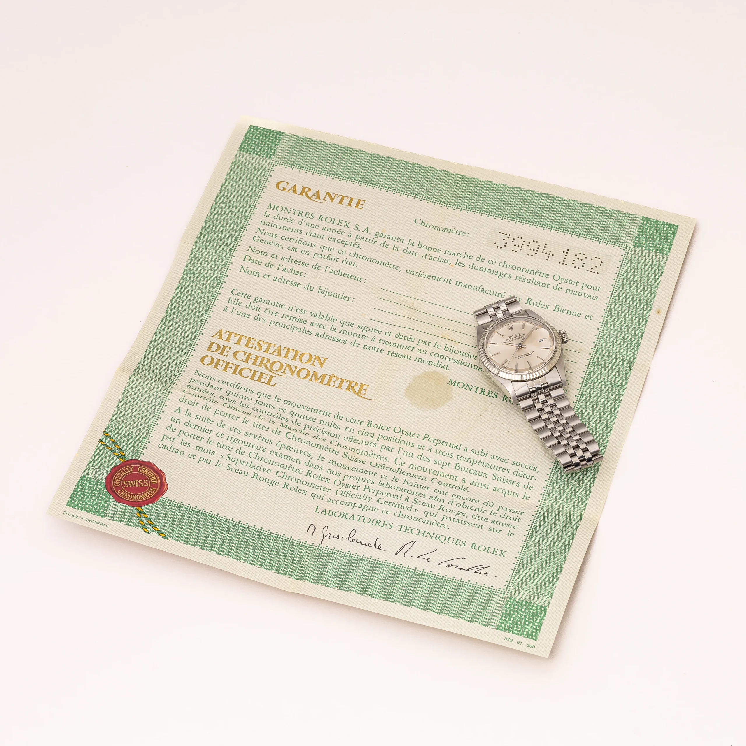 ギャランティーカード