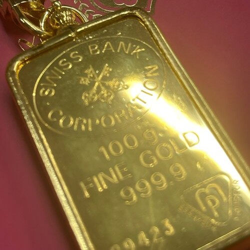 スイス銀行100グラムインゴット K24