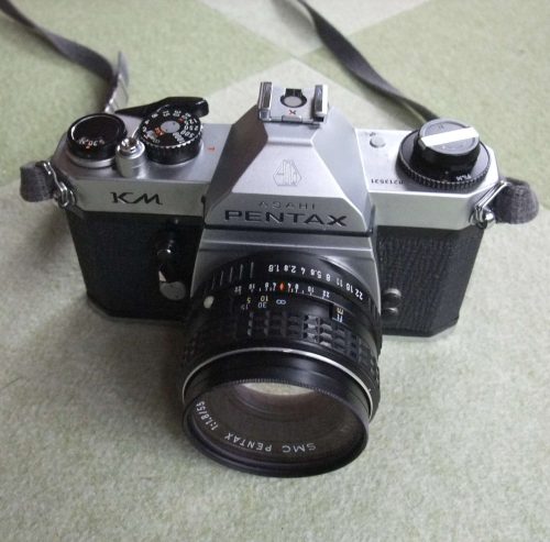 ASAHI　PENTAX　KM　レンズ　SMC　PENTAX　1：1.8/55