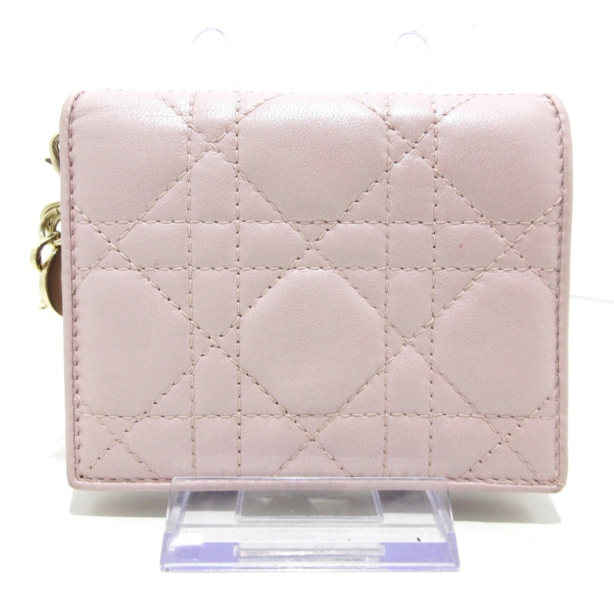 Lady Dior Gardenia ウォレット ミニ ピンク S0178ONMJ_M116