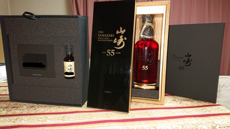 山崎ウイスキー55年の画像