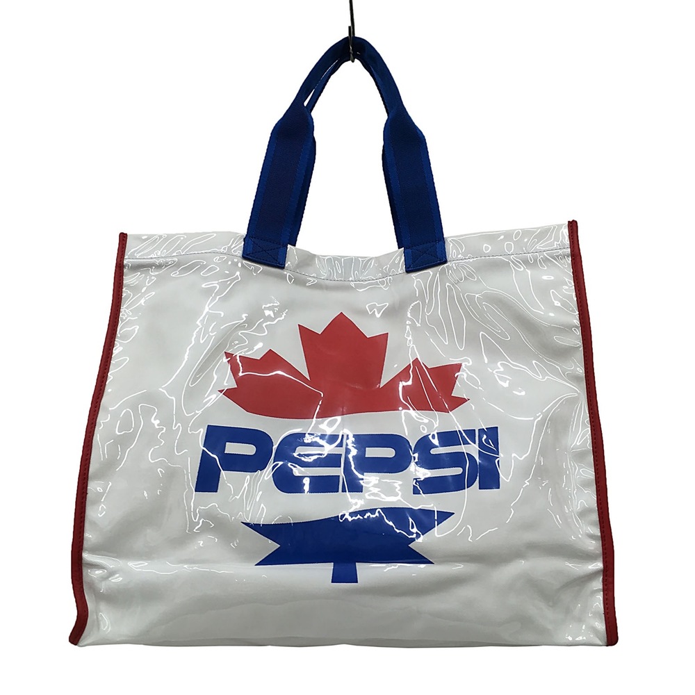 ディースクエアード/トートバッグ/白×ブルー×マルチの商品画像