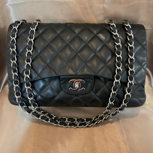 デカマトラッセ ラムスキン チェーンショルダー