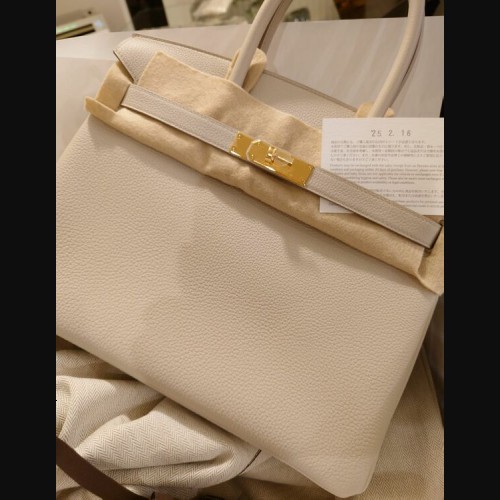 エルメス バーキン30 ベトン ゴールド金具 トゴ W刻印