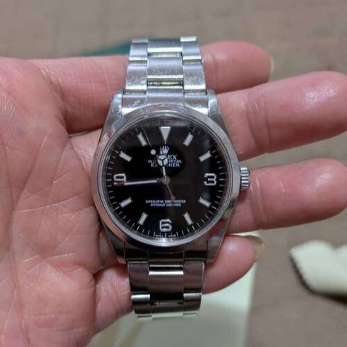 ロレックス エクスプローラーⅠ 114270 黒文字盤 オイスターブレス