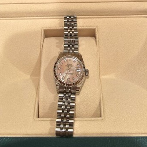 デイトジャスト ピンクシェル ダイヤ