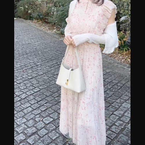 SNIDEL Sustainableフリルワンピース