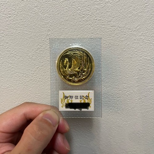 天皇陛下御即位記念10万円金貨 K24 30g