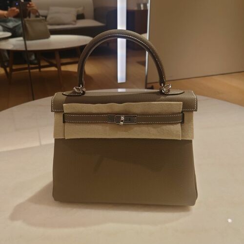 ケリー 25 エトープ トゴ 内縫い シルバー金具 k刻印