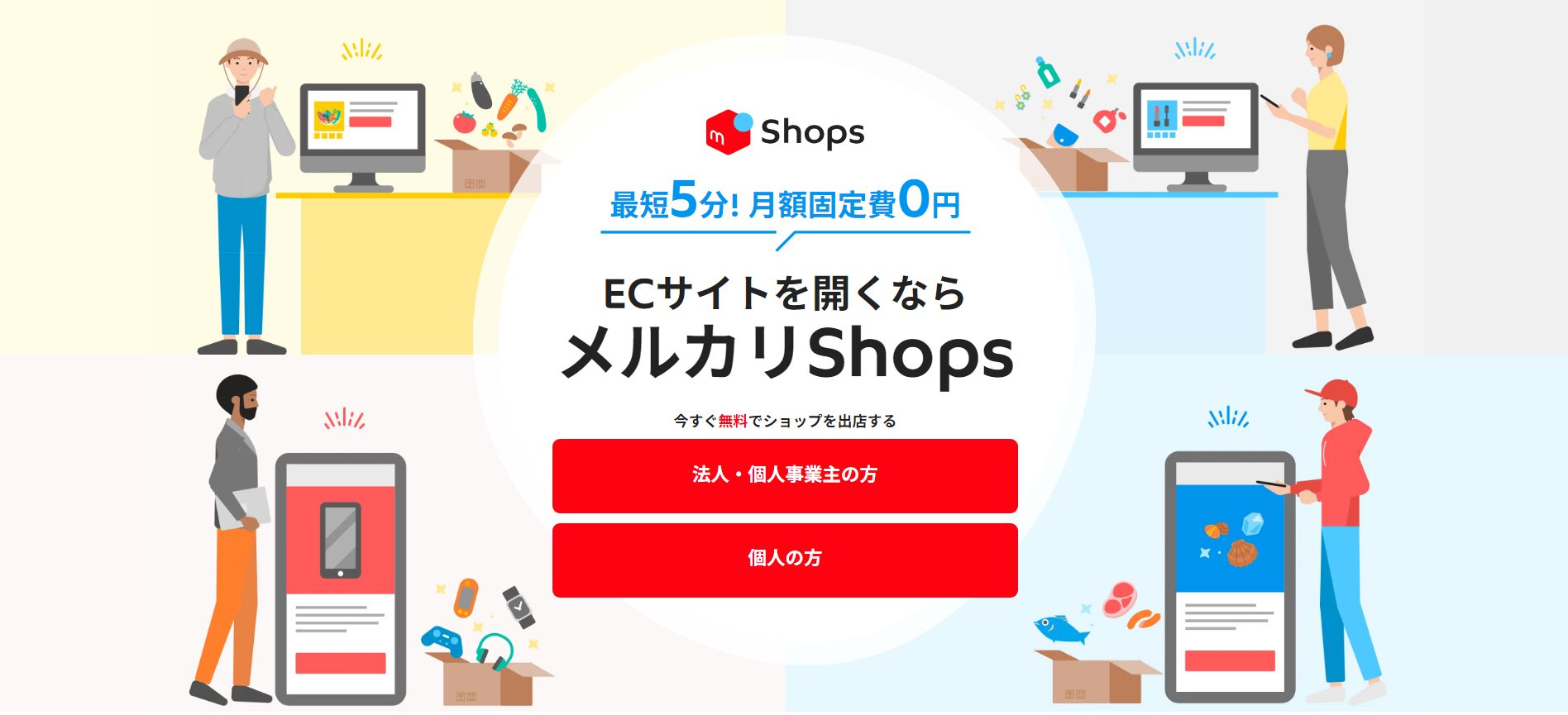 メルカリshops