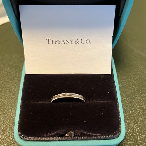 ティファニー ミルグレイン バンドリング プラチナ 2mm