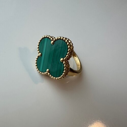 ヴァンクリーフ　マジックアルハンブラ　マラカイト　指輪