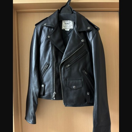 ラルフローレン ラムレザー ダブル ライダース ジャケット