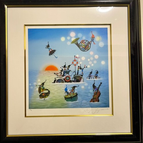 藤城清治『こびとの旅立ち』影絵