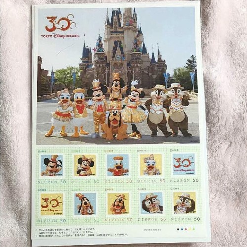 ディズニー30周年 記念切手