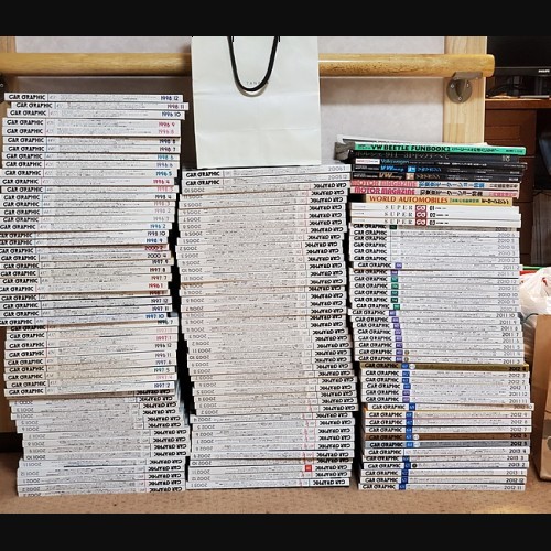 カーグラフィック 300冊ほど、スーパーカーグラフィック1から３号までなど