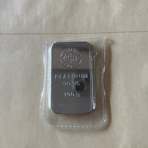 田中貴金属プラチナ100g地金